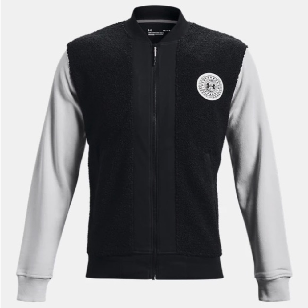 NWT Men's Under Armor Rival Fleece Alma Mater Bomber Jacket XL